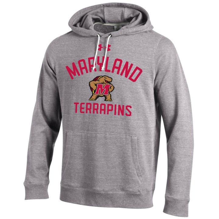 Men's Under Armour Maryland Terrapins Sport Style Hoodie, Size: Small, Gray
