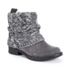 Muk Luks Patrice Women's Water-resistant Ankle Boots, Size: 10, Grey