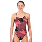 Women's Dolfin Reversible String-back One-piece Swimsuit, Size: 36 Comp, Med Blue