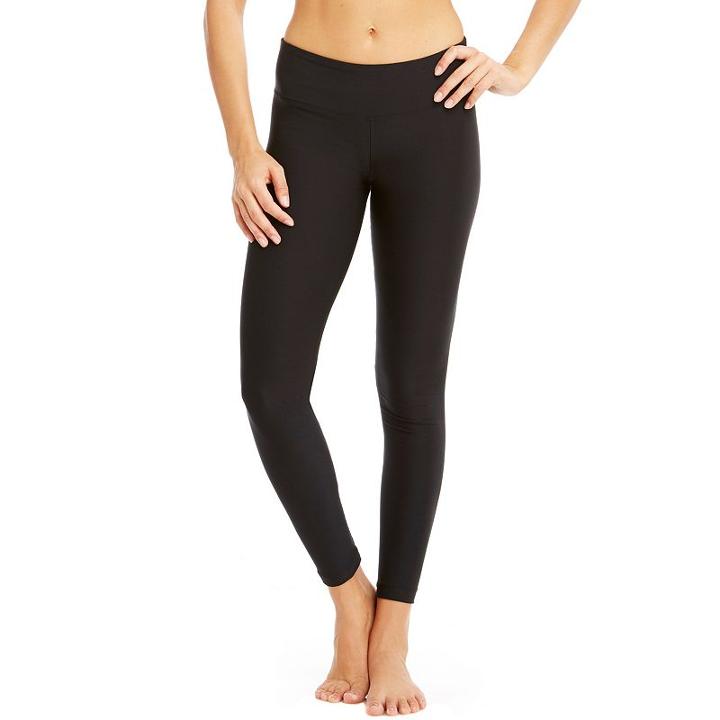 Women's Bally Total Fitness Yoga Leggings, Size: Small, Black