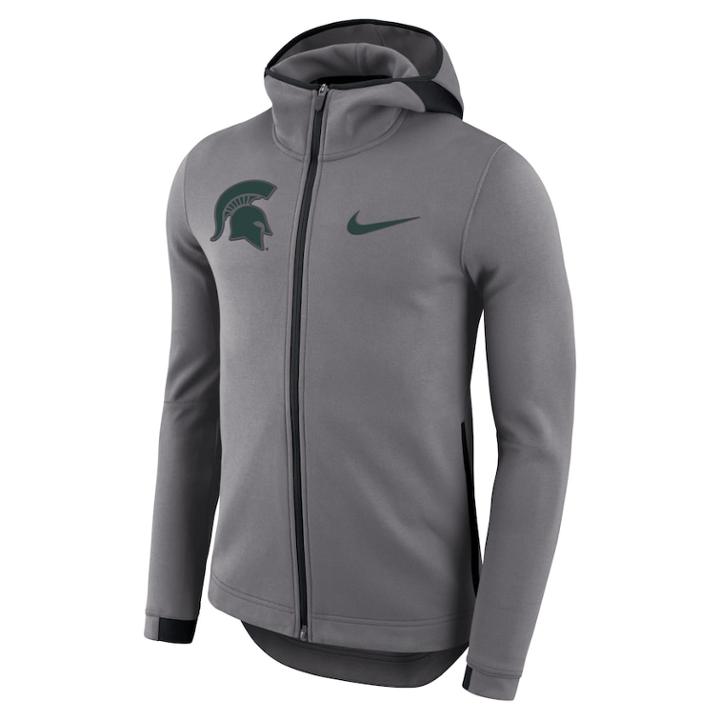 Men's Nike Michigan State Spartans Hyper Elite Hoodie, Size: Medium, Gray