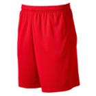 Men's Tek Gear&reg; Textured Mesh Shorts, Size: Large, Med Red