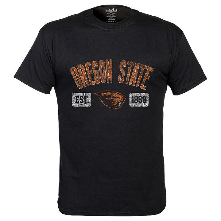 Men's Oregon State Beavers Victory Hand Tee, Size: Xl, Black