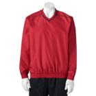Men's Grand Slam Classic-fit Performance Windbreaker Golf Jacket, Size: Xl, Dark Red