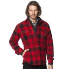 Big & Tall Chaps Classic-fit Plaid Microfleece Shirt Jacket, Men's, Size: L Tall, Red