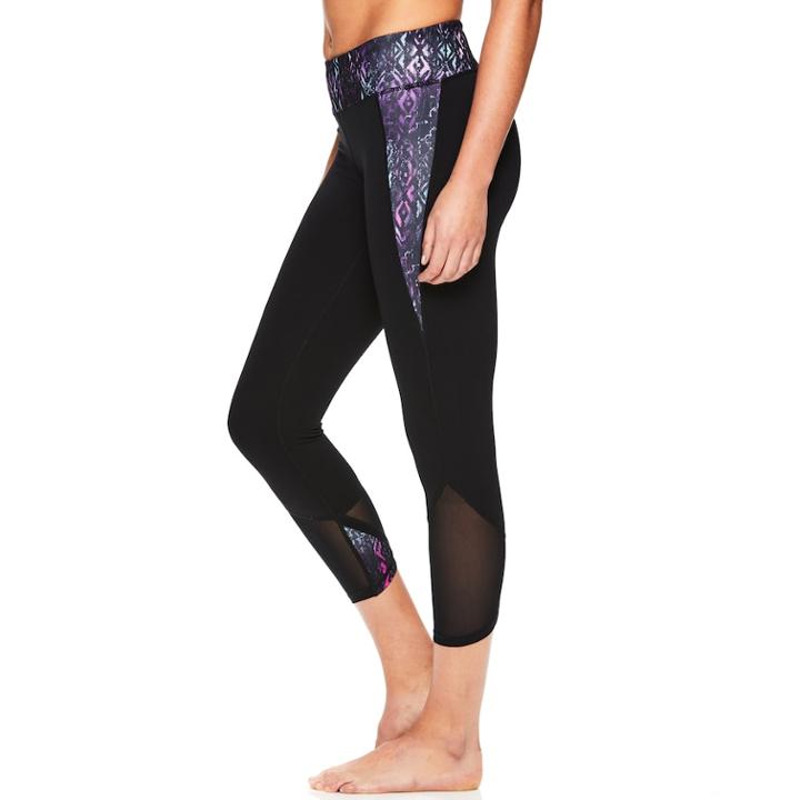 Women's Gaiam Om Transcend Yoga Capri Leggings, Size: Small, Clrs