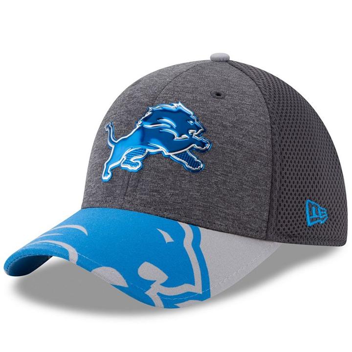 Adult New Era Detroit Lions 39thirty Nfl Draft Spotlight Flex-fit Cap, Size: S/m, Ovrfl Oth