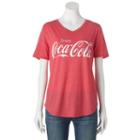 Juniors' Enjoy Coca-cola Graphic Tee, Girl's, Size: Xl, Pink Other