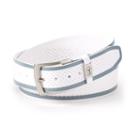 Men's Pga Tour Perforated Golf Belt, Size: 34, White Oth