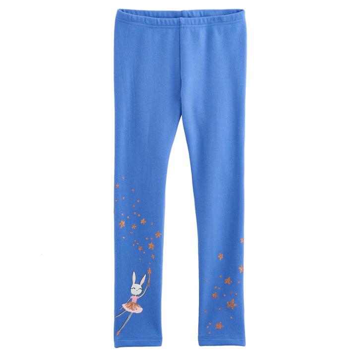 Girls 4-12 Jumping Beans&reg; Fleece-lined Leggings, Size: 6x, Blue (navy)