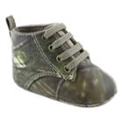 Wee Kids Camouflage Crib Shoes - Baby Boy, Size: 0, Green