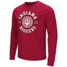 Men's Campus Heritage Indiana Hoosiers Zigzag Long-sleeve Tee, Size: Medium, Dark Red