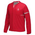 Men's Adidas Houston Rockets On-court Henley Jacket, Size: Xl, Red