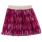 Girls 4-12 Sonoma Goods For Life&trade; Printed Woven Pleated Skort, Girl's, Size: 7, Med Purple