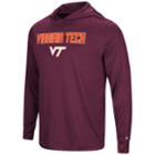Men's Campus Heritage Virginia Tech Hokies Hooded Tee, Size: Large, Med Red
