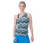 Women's Soybu Fin Yoga Tank, Size: Medium, Blue Other