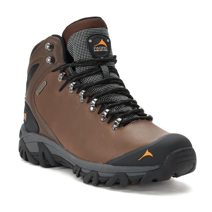 Pacific Mountain Elbert Men's Waterproof Hiking Boots, Size: Medium (11), Brown