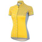 Women's Canari Ditsy Cycling Jersey, Size: Medium, Yellow