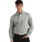 Men's Antigua Iowa Hawkeyes Box Plaid Pattern Button-down Shirt, Size: Xxl, Black