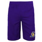 Boys 8-20 Los Angeles Lakers Free Throw Shorts, Size: S 8, Purple