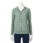 Women's Sonoma Goods For Life&trade; French Terry Hoodie, Size: Xs, Med Green