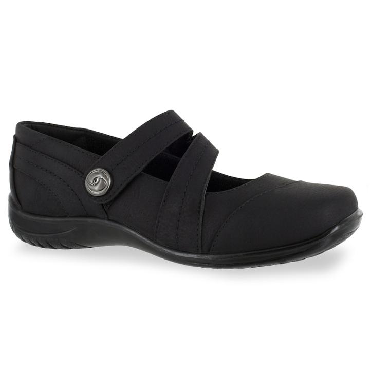 Easy Street Mary Women's Flats, Size: 6.5, Black