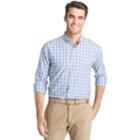 Men's Izod Coolfx Classic-fit Tattersall Plaid Moisture-wicking Button-down Shirt, Size: Large, Brt Orange