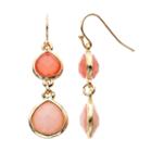 Lc Lauren Conrad Teardrop Earrings, Women's, Pink