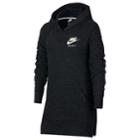 Girls 7-16 Nike Long Sleeve Tunic Hoodie, Size: Xl, Grey (charcoal)