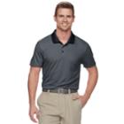 Men's Fila Sport Golf&reg; Fitted Pro Core Performance Polo, Size: Large, Dark Grey