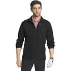 Big & Tall Izod Shaker Regular-fit Fleece Full-zip Jacket, Men's, Size: 2xl Long, Dark Grey