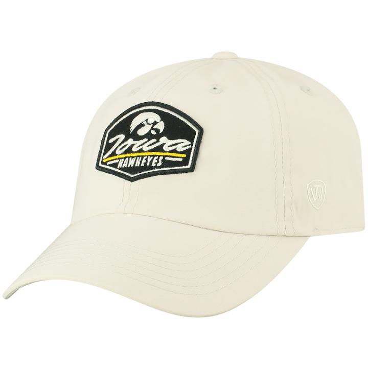 Adult Top Of The World Iowa Hawkeyes Onward Cap, Men's, Lt Beige