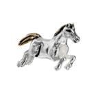 Individuality Beads Sterling Silver & 14k Gold Over Silver Horse Bead, Women's, Yellow
