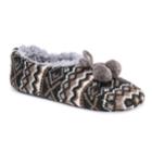 Women's Muk Luks Knit Ballet Slippers, Size: S-m, Grey