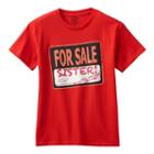 Boys 8-20 Sister For Sale Tee, Boy's, Size: Small, Red