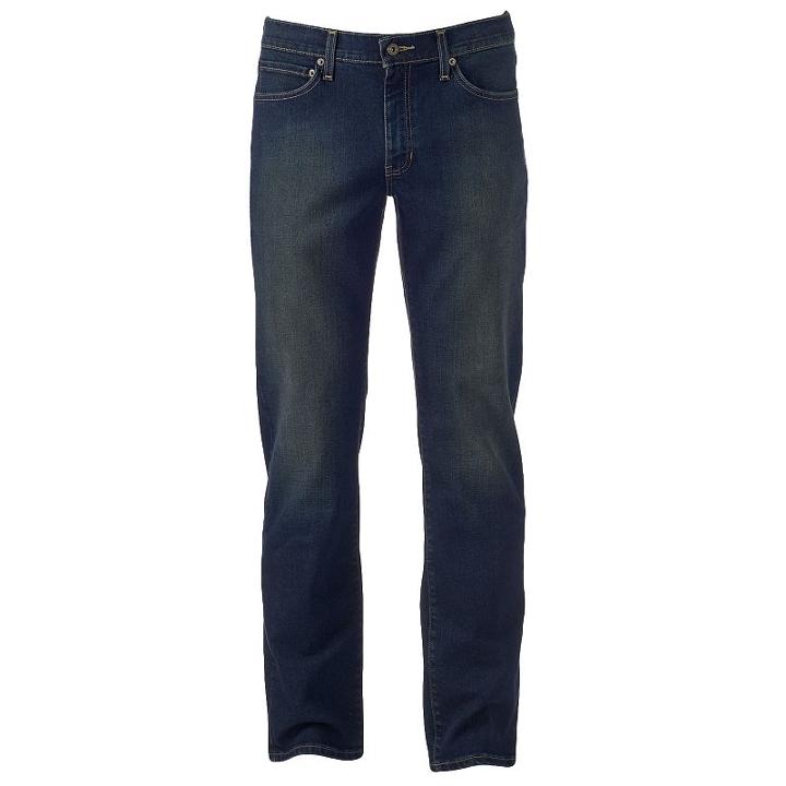 Men's Urban Pipeline&reg; Straight-fit Flex Jeans, Size: 33x32, Dark Blue