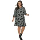 Plus Size Apt. 9&reg; Print Swing Dress, Women's, Size: 1xl, Scattered Floral