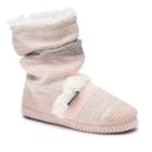 Women's Muk Luks Scrunchy Boot Slippers, Size: Small, Rose Gold