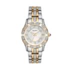 Bulova Women's Crystal Two Tone Stainless Steel Watch - 98l135, Size: Medium, Multicolor