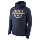Men's Nike Pitt Panthers Elite Pullover Hoodie, Size: Large, Blue (navy)