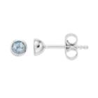 Boston Bay Diamonds Sterling Silver Aquamarine Stud Earrings, Women's, Blue