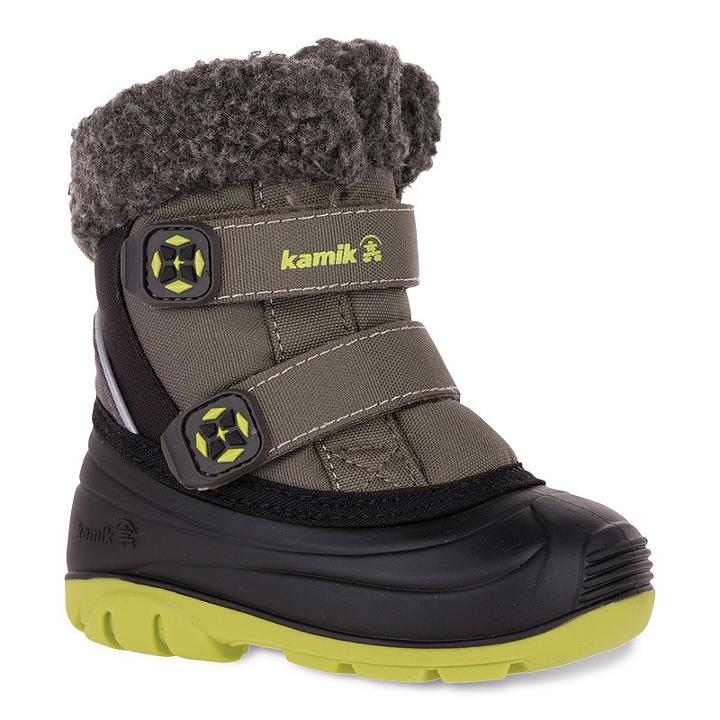 Kamik Clover Toddler Boys' Waterproof Winter Boots, Boy's, Size: 9 T, Grey
