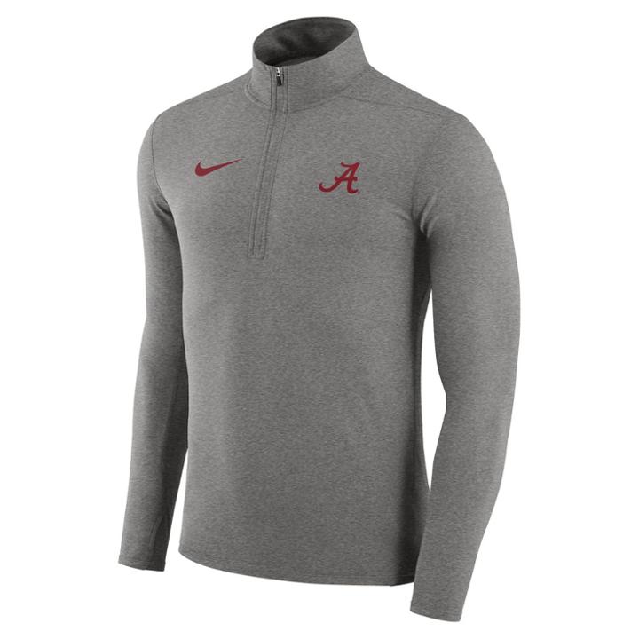Men's Nike Alabama Crimson Tide Dri-fit Element Pullover, Size: Small, Gray