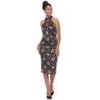 Juniors' Almost Famous Lace Mock Neck Bodycon Dress, Teens, Size: Large, Light Pink