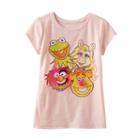 Disney's The Muppets Girls 4-7 Slubbed Rhinestone Tee By Jumping Beans&reg;, Girl's, Size: 6x, Brt Pink