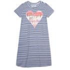 Girls 7-16 & Plus Size Harper & Elliott Graphic Midi T-shirt Dress, Girl's, Size: M Plus, White Oth