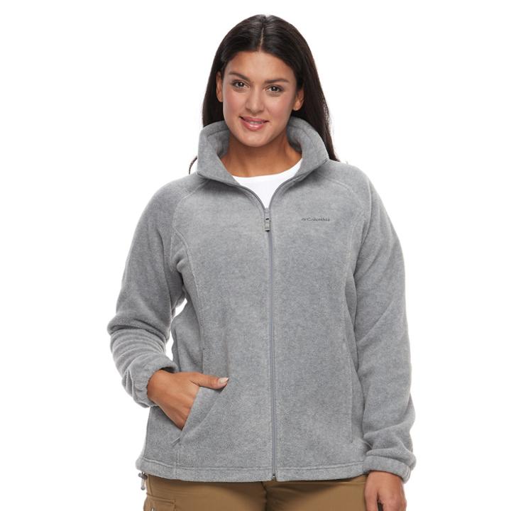 Plus Size Columbia Three Lakes Fleece Jacket, Women's, Size: 3xl, Grey Other