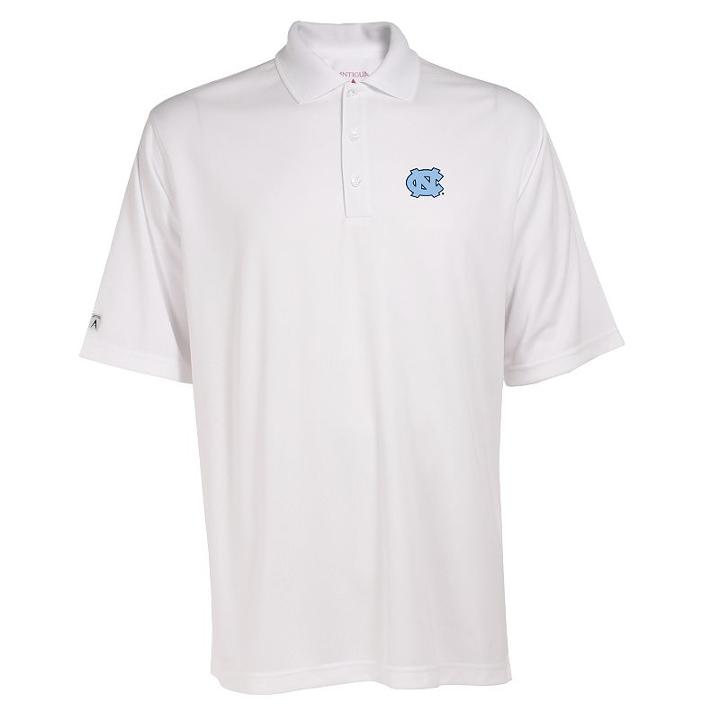 Men's North Carolina Tar Heels Exceed Desert Dry Xtra-lite Performance Polo, Size: Large, White