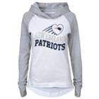 Girls 7-16 New England Patriots Fan Wave Hoodie, Size: S 7-8, White