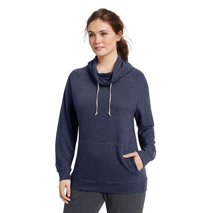 Plus Size Champion French Terry Sweatshirt, Women's, Size: 1xl, Dark Blue